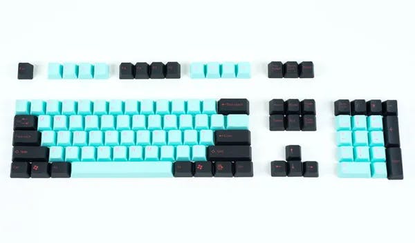 Picture of Tai-Hao Black Miami Keycap Set (ANSI)