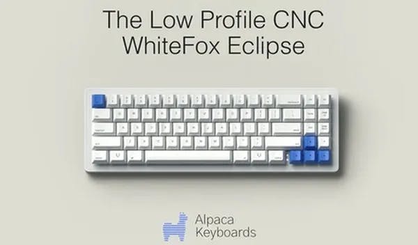 Picture of WhiteFox Eclipse - CNC Aluminium Low Profile [Pre-order]