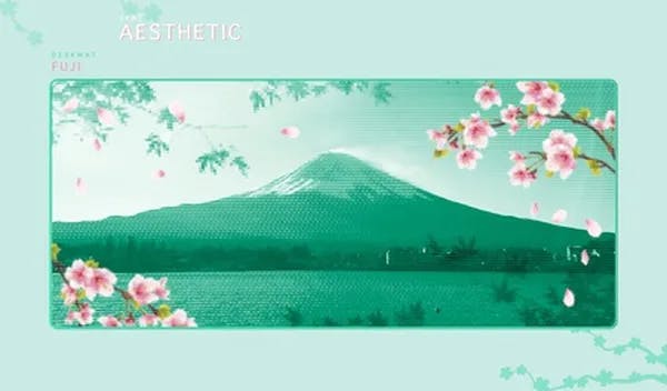 Picture of Aesthetic Fuji Deskmat