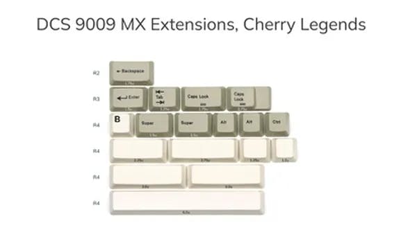 Picture of DCS 9009 Extensions - Cherry