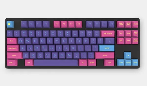Picture of DOMIKEY ABS Doubleshot SA Cyberpunk Pumper Keycap Set