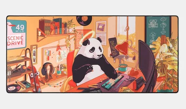 Picture of Drop Holy Panda X Desk Mat