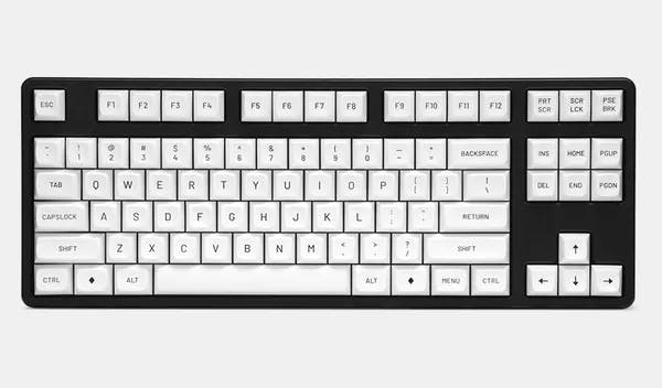 Picture of Drop MT3 Black-on-White Keycap Set