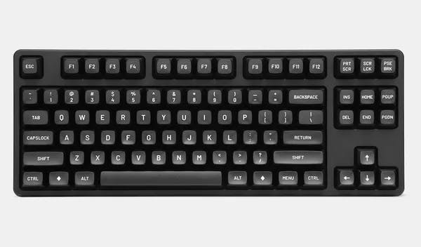 Picture of Drop MT3 White-on-Black Keycap Set