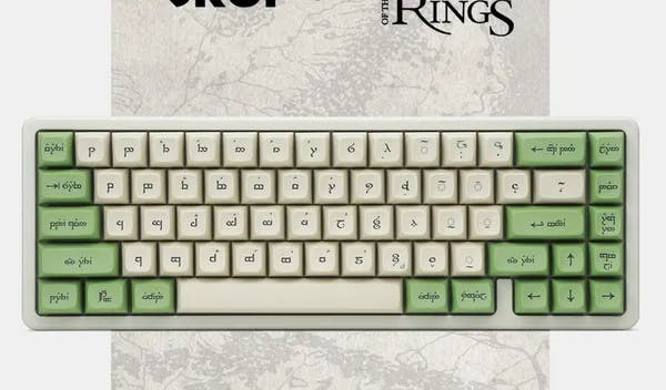 Picture of Drop + The Lord of the Rings MT3 Elvish Keycap Set