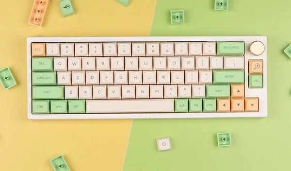 Picture of Epomaker Retro Green Keycaps Set