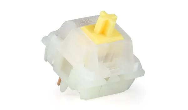 Picture of Gateron Milky housing Yellow Linear Switches