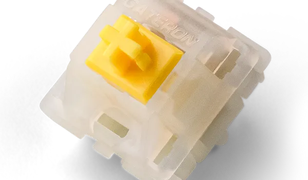 Picture of Gateron Milky Yellow Pro Linear Switches (KS-3) - Switches