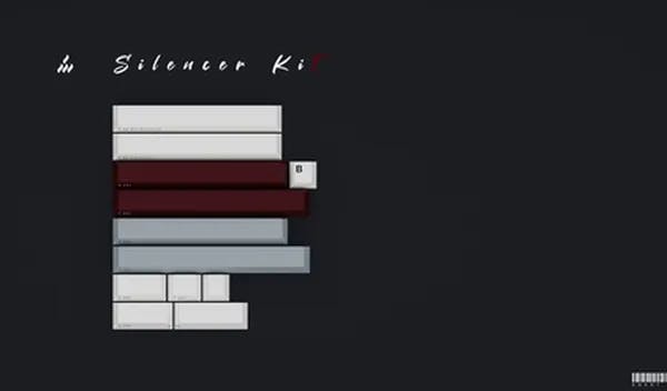 Picture of GMK Agent 01 Silencer Kit - Spacebar Kit