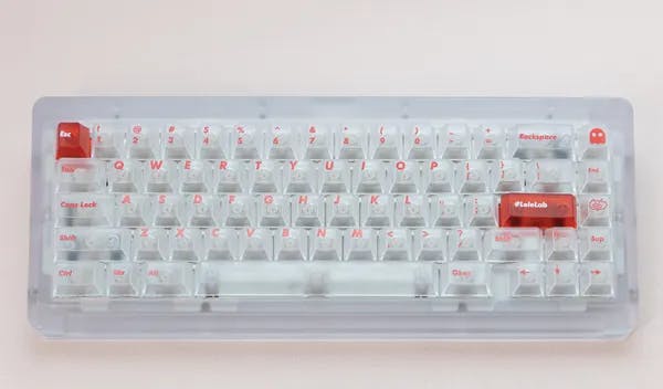 Picture of [In Stock] LeleLab Supsup SuperX White Keycap Set