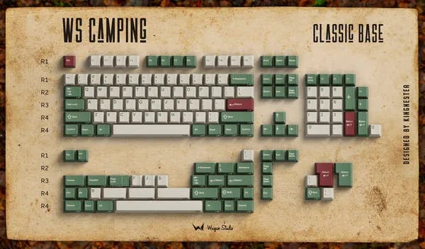 Picture of (In Stock) WS Camping PBT Keycaps
