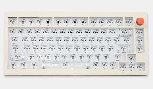 Picture of JamesDonkey A3 Rosy Barebones Mechanical Keyboard