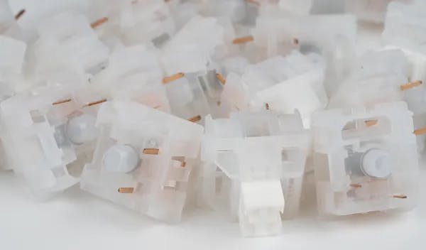 Picture of Jelly White Switches (Lubed)