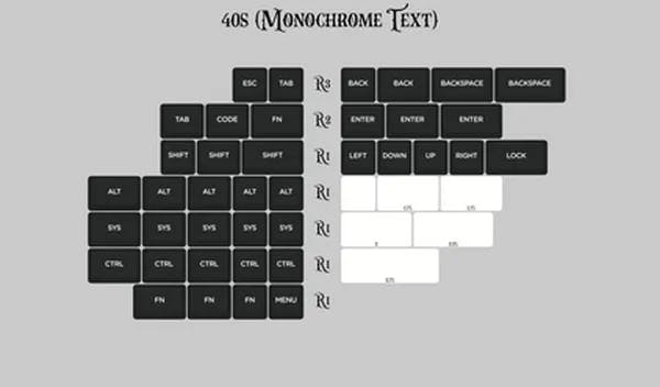 Picture of KAT Monochrome 40s Monochrome (Text)