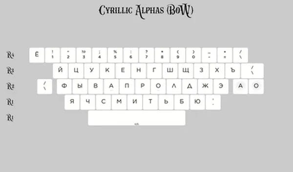 Picture of KAT Monochrome Cyrillic (BoW)