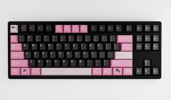 Picture of [PRE-ORDER] kfaPBT Pink Robin Keycaps