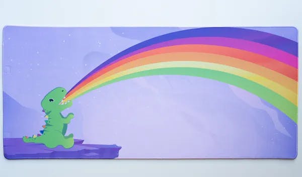 Picture of Rainbow Dino Deskmat