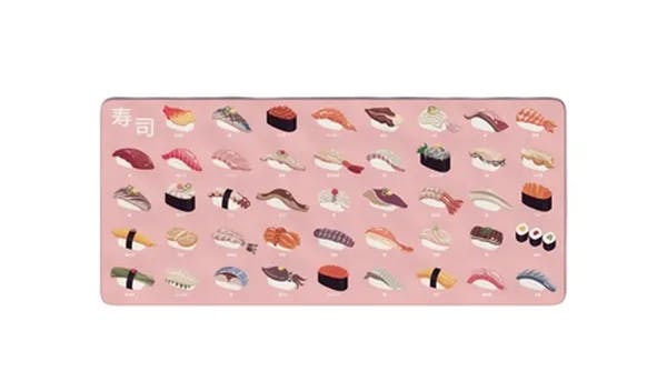 Picture of Sushi Deskmat Pink