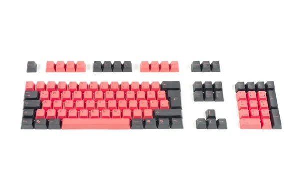 Picture of Tai-Hao Red & Black Keycap Set (ANSI)