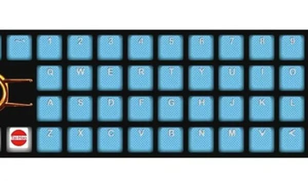 Picture of Tai-Hao Rubber Gaming Backlit Keycaps-42keys Neon blue