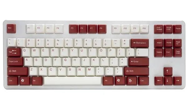Picture of Tai-Hao White & Red ABS Keycap Set