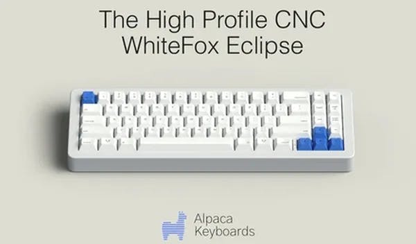 Picture of WhiteFox Eclipse - CNC Aluminium High Profile [Pre-order]