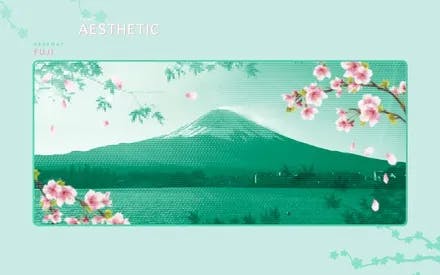 Image for Aesthetic Fuji Deskmat