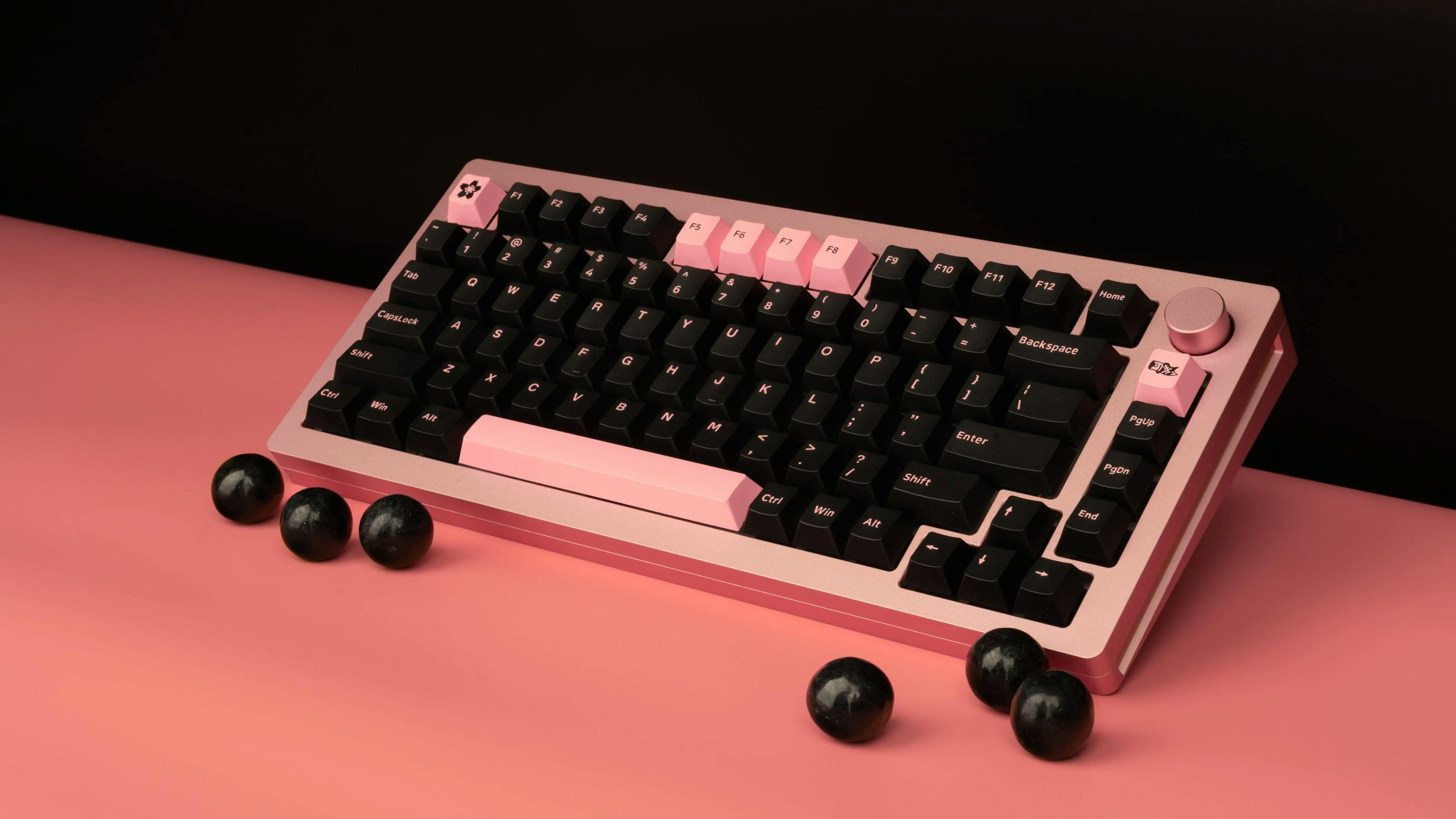 Image for Black and Pink - The Dancer Keycaps