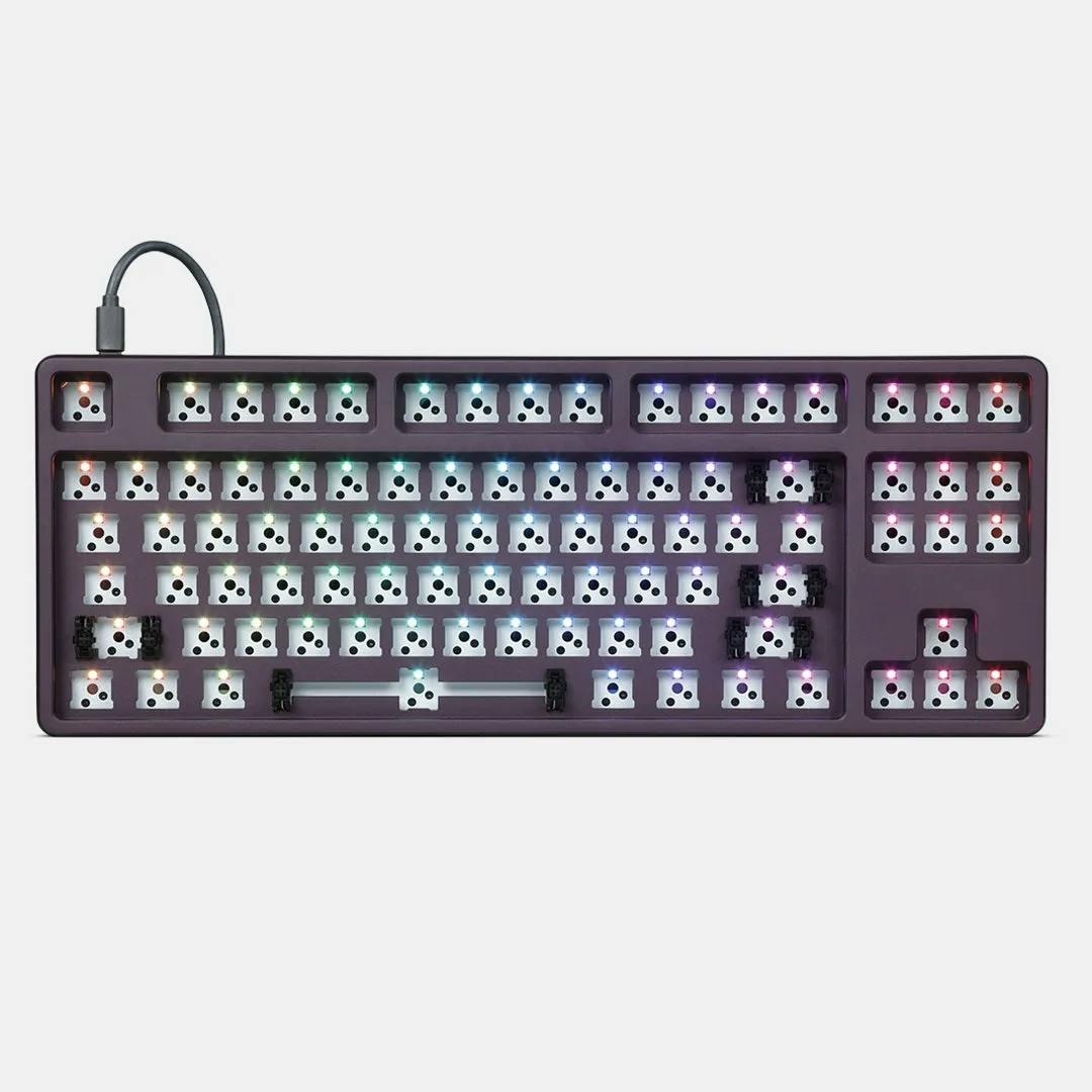 Image for Drop CTRL High-Profile Dark Purple Barebones Keyboard