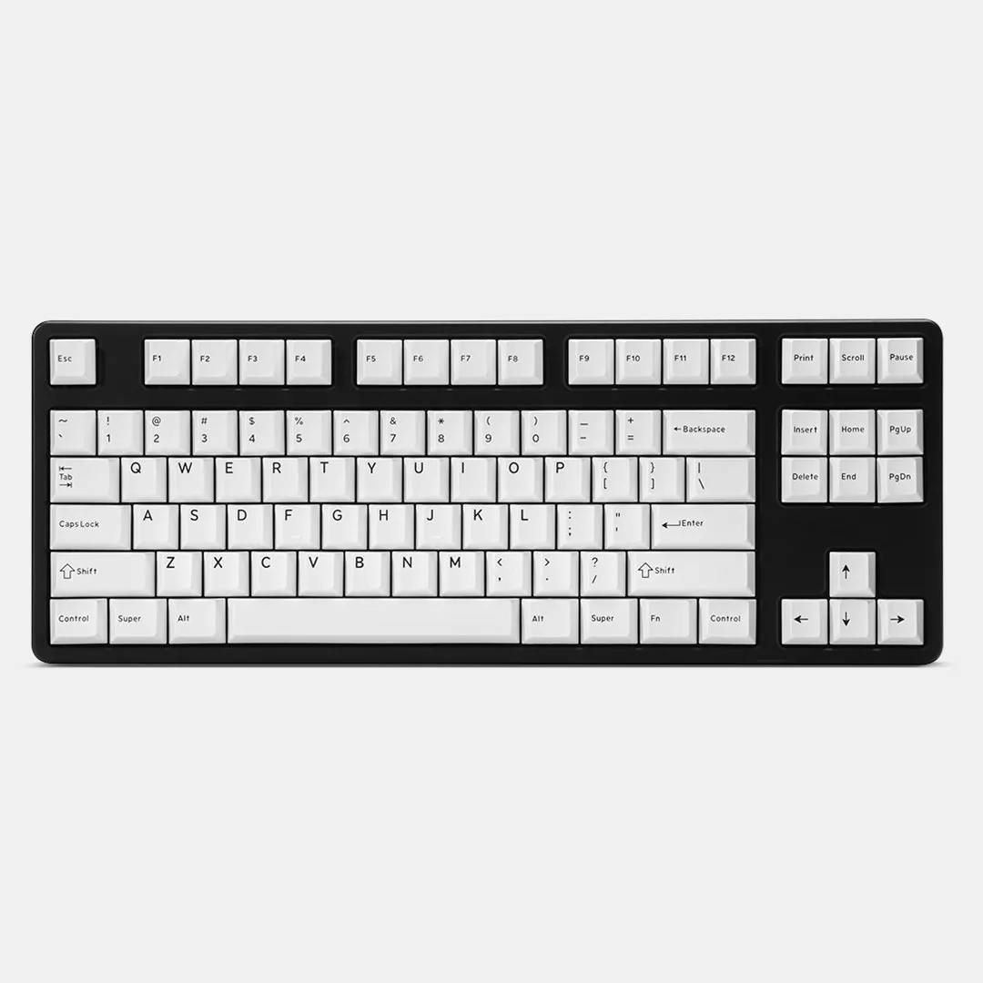 Image for Drop DCX Black-on-White Keycap Set