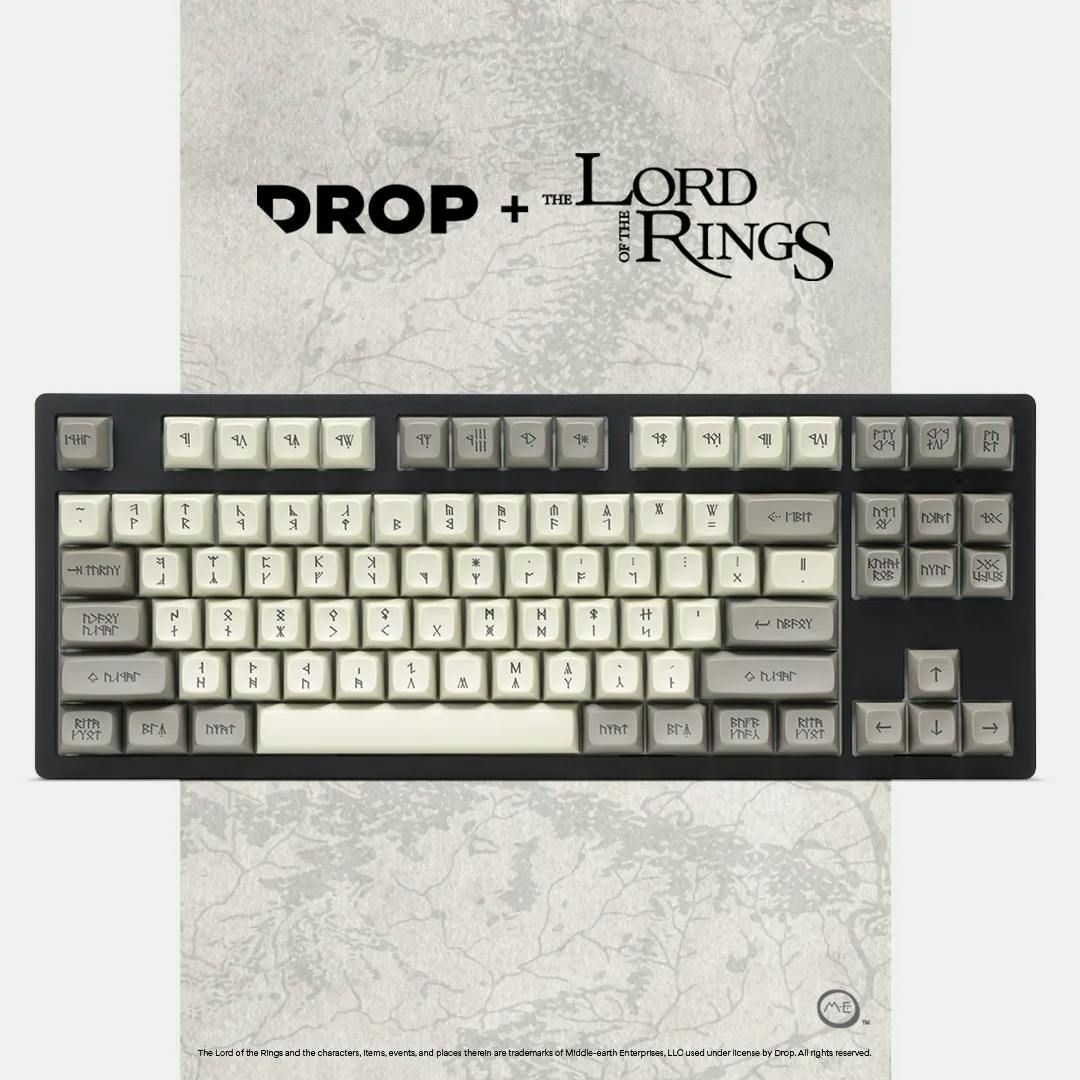 Image for Drop + The Lord of the Rings MT3 Dwarvish Keycap Set