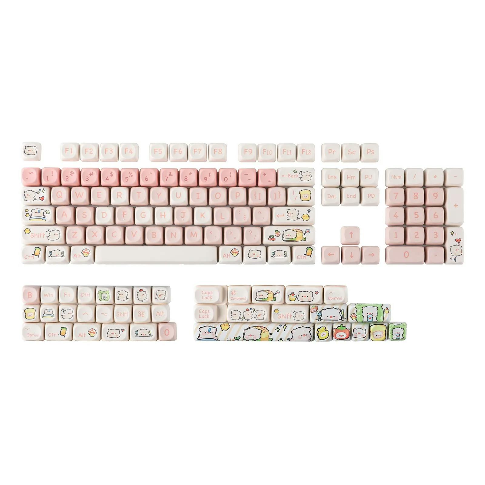 Image for Epomaker Pink Piggy Keycaps Set