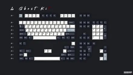 Image for GMK Agent 01 Ghost Kit - Base Kit