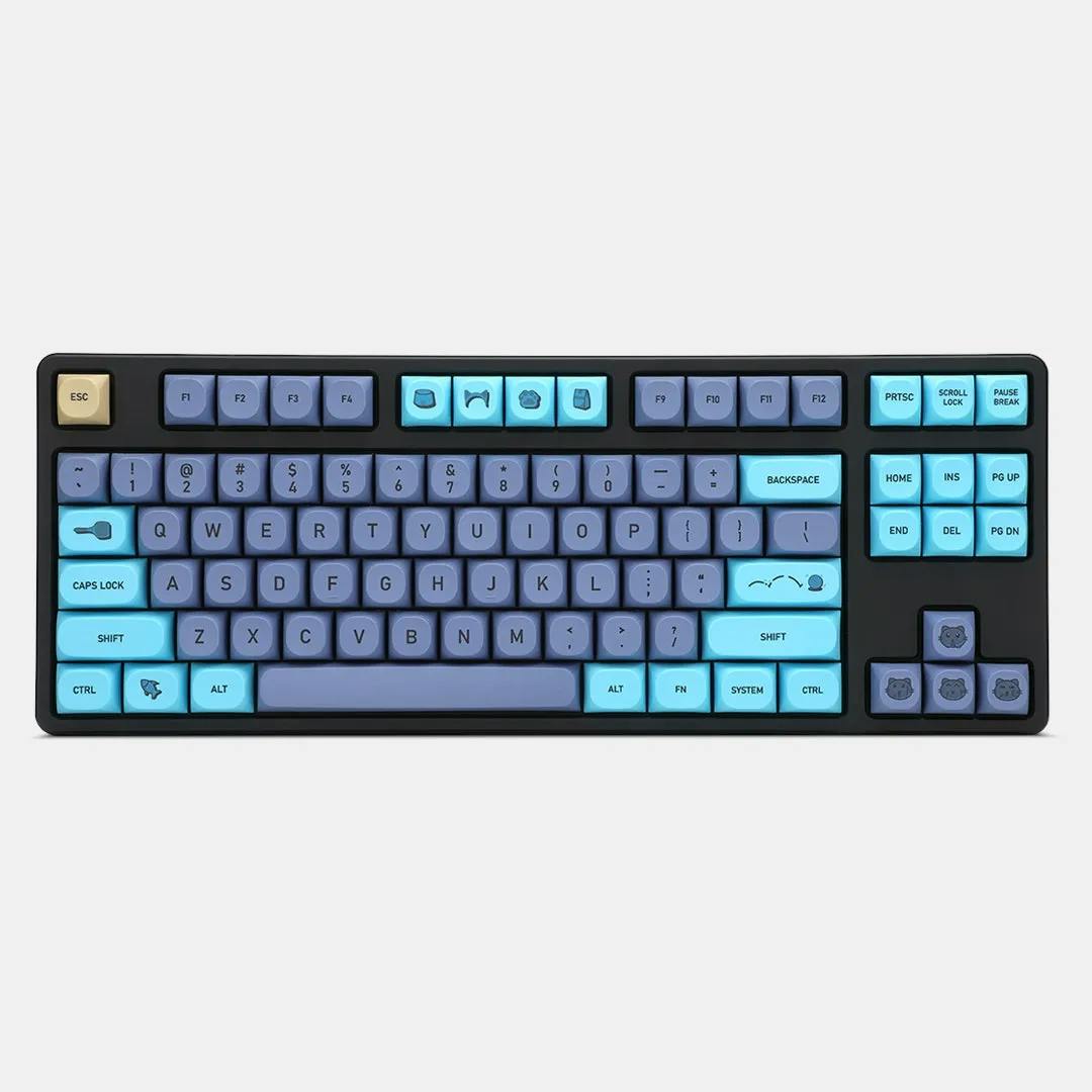 Image for IDOBAO MA Blue Cat PBT Dye-Subbed Keycap Set
