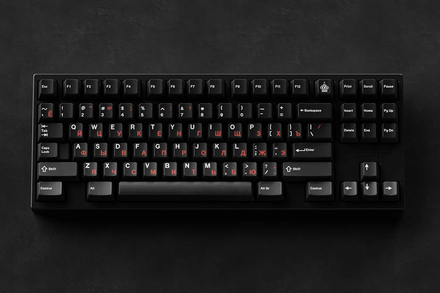 Image for (In Stock) GMK WoB Red Cyrillic Keyset
