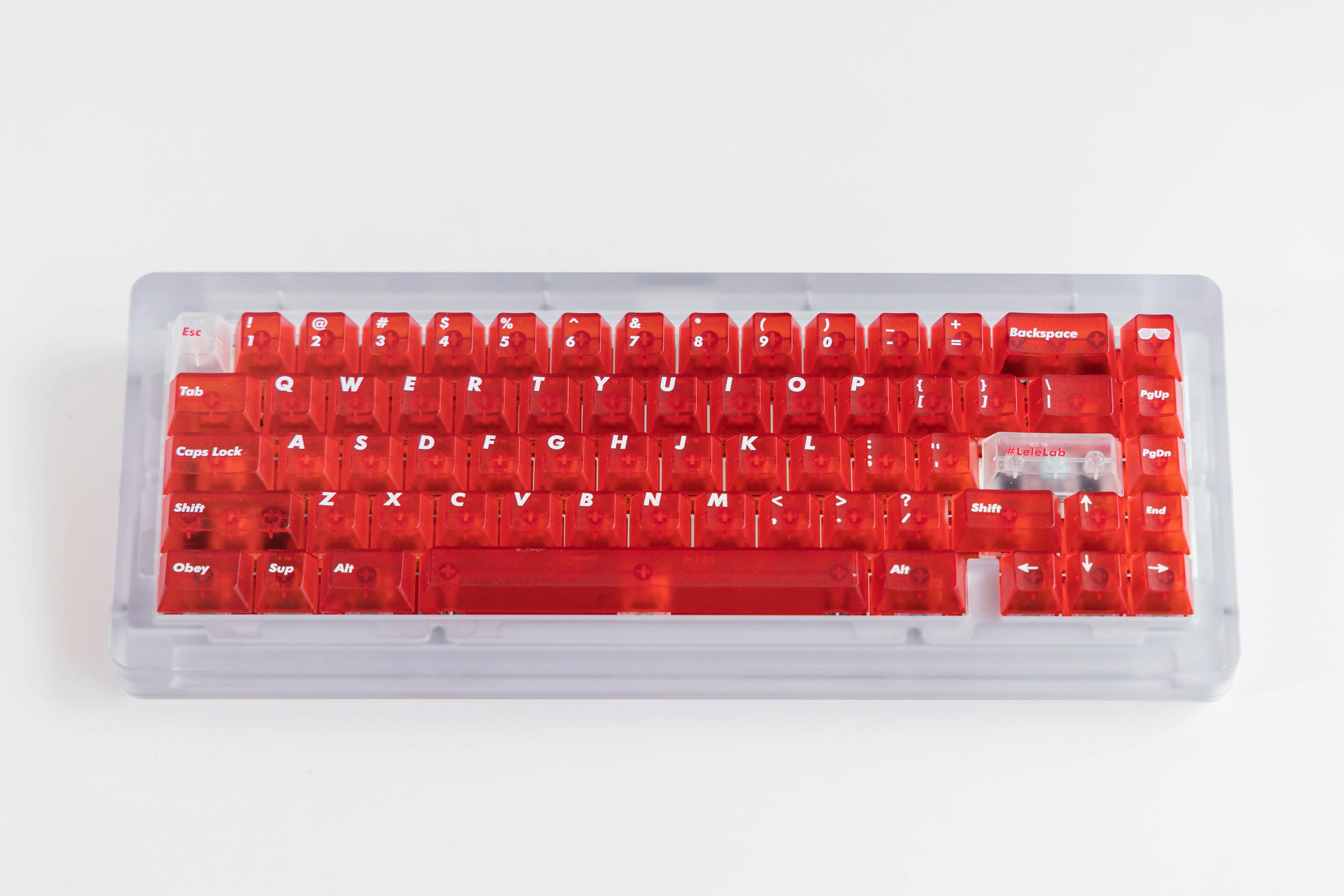 Image for [In Stock] LeleLab Supsup Classic Red Keycap Set