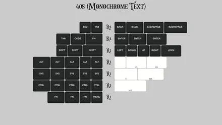 Image for KAT Monochrome 40s Monochrome (Text)