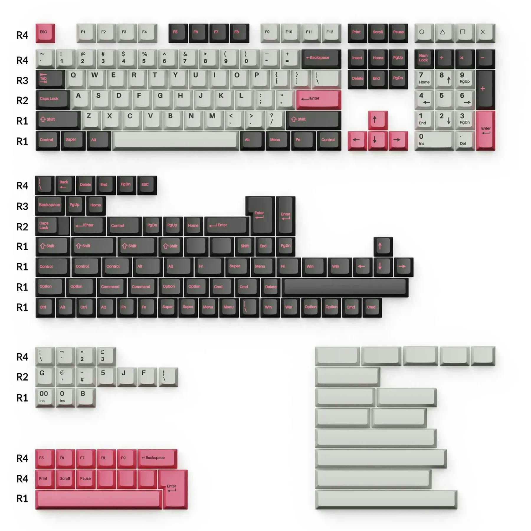 Image for Keychron PBT Dolch Pink Keycaps