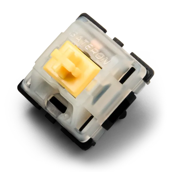 Image for Milky Yellow Pro (Black-Bottom) Linear Switches - Switches