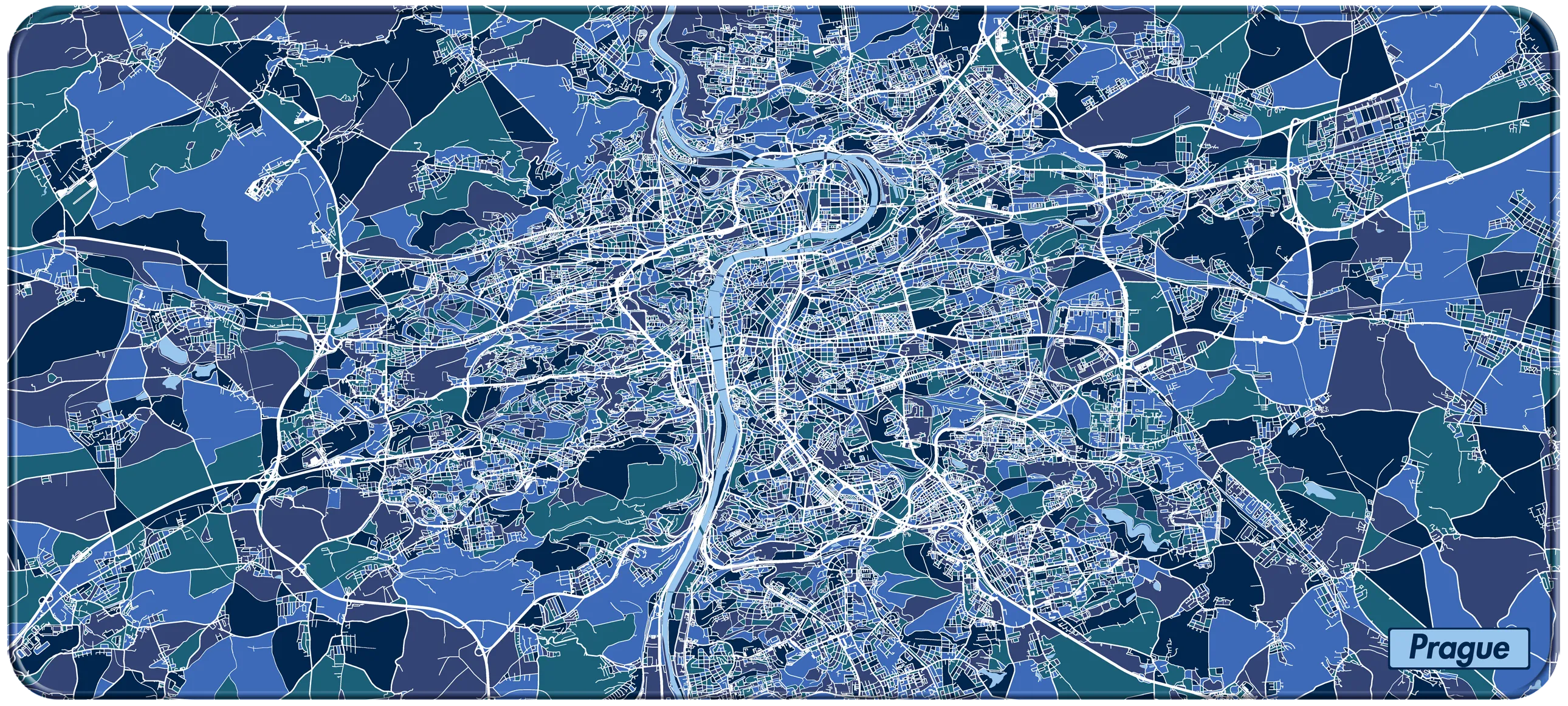Image for NANAMI DESIGN City Map Desk Mats Gen.2