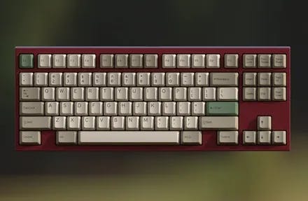 Image for Safa 588 F13 Keyboard Kit [Red WKL ANSI]
