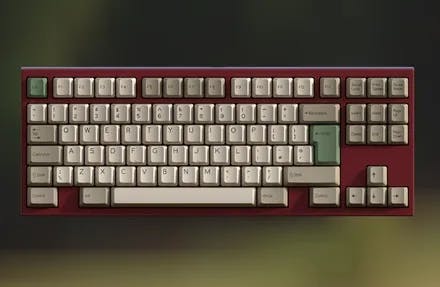 Image for Safa 588 F13 Keyboard Kit [Red WKL ISO]