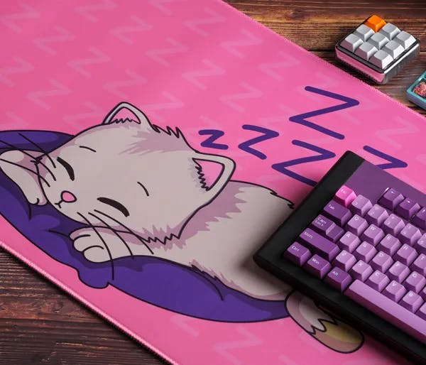 Image for Sleeping Kitty Desk Mat