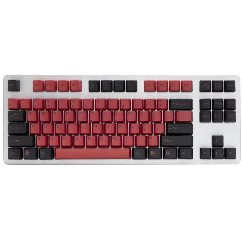 Image for Tai-Hao Black & Red PBT Keycap Set