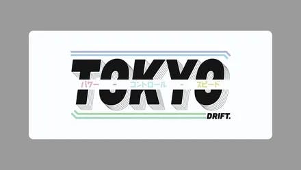 Image for Tokyo Drift White Deskmat